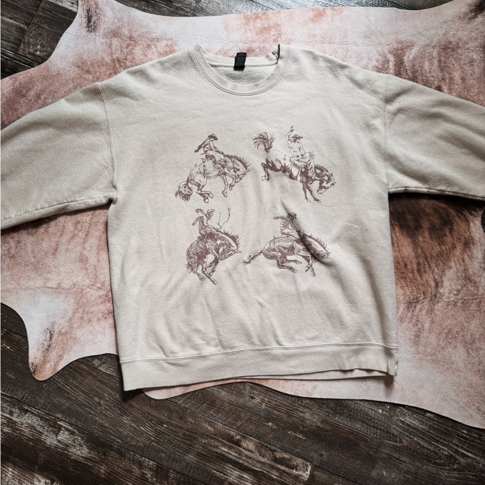 Western Graphic Sweater